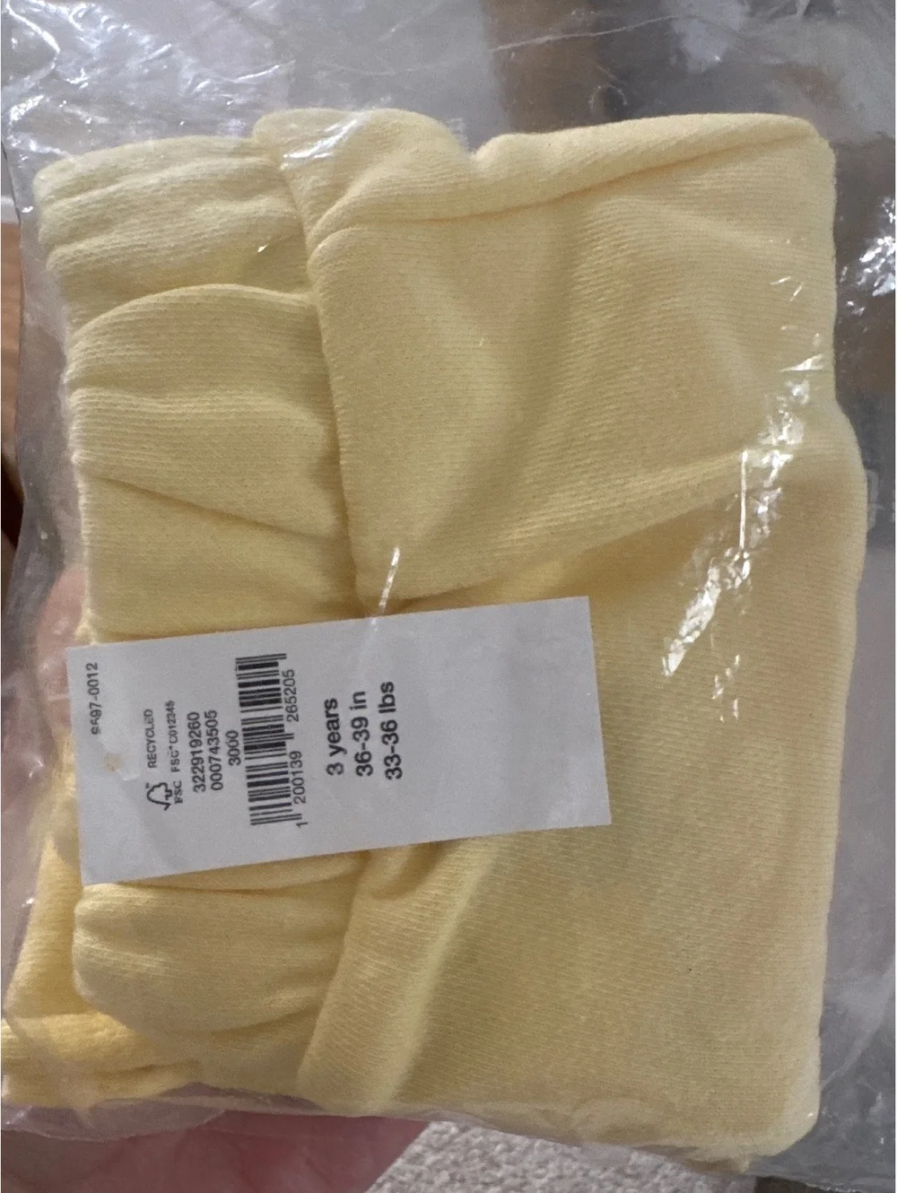 GAP Toddler Yellow Fleece Shorts with Heart Logo, Size 3 Years
